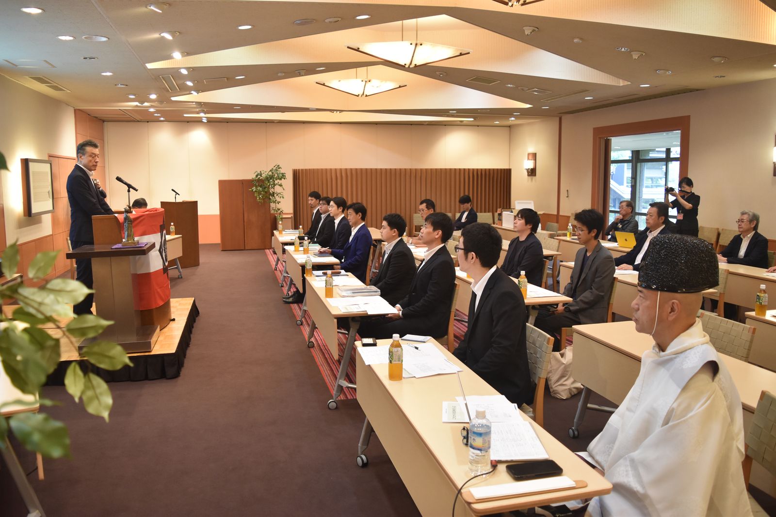 開塾式の会場の様子