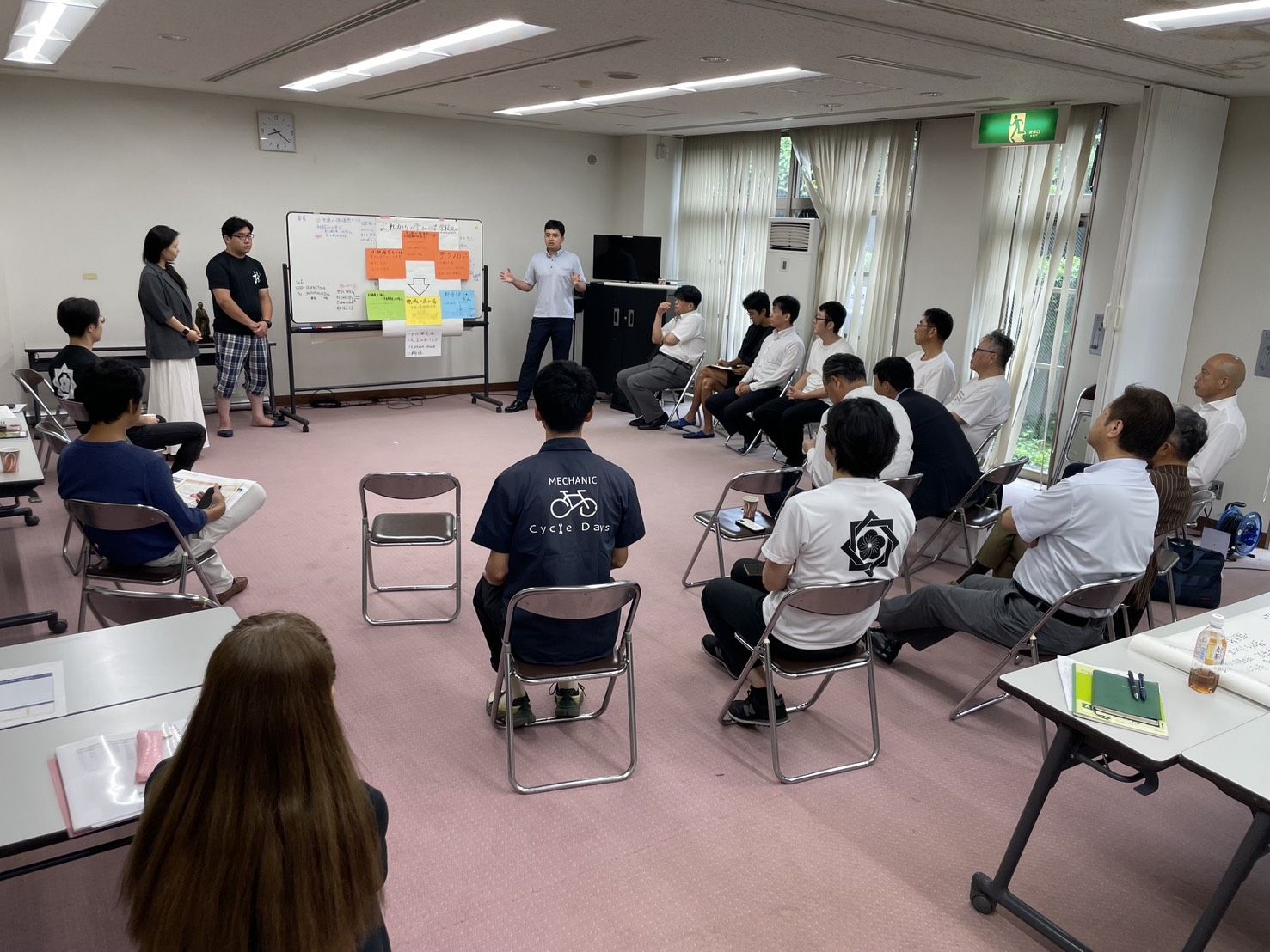 グループセッション発表会の様子
